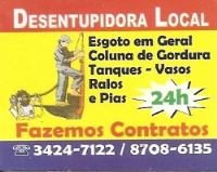 DESENTUPIDORA EM MADUTREIRA - LOCAL